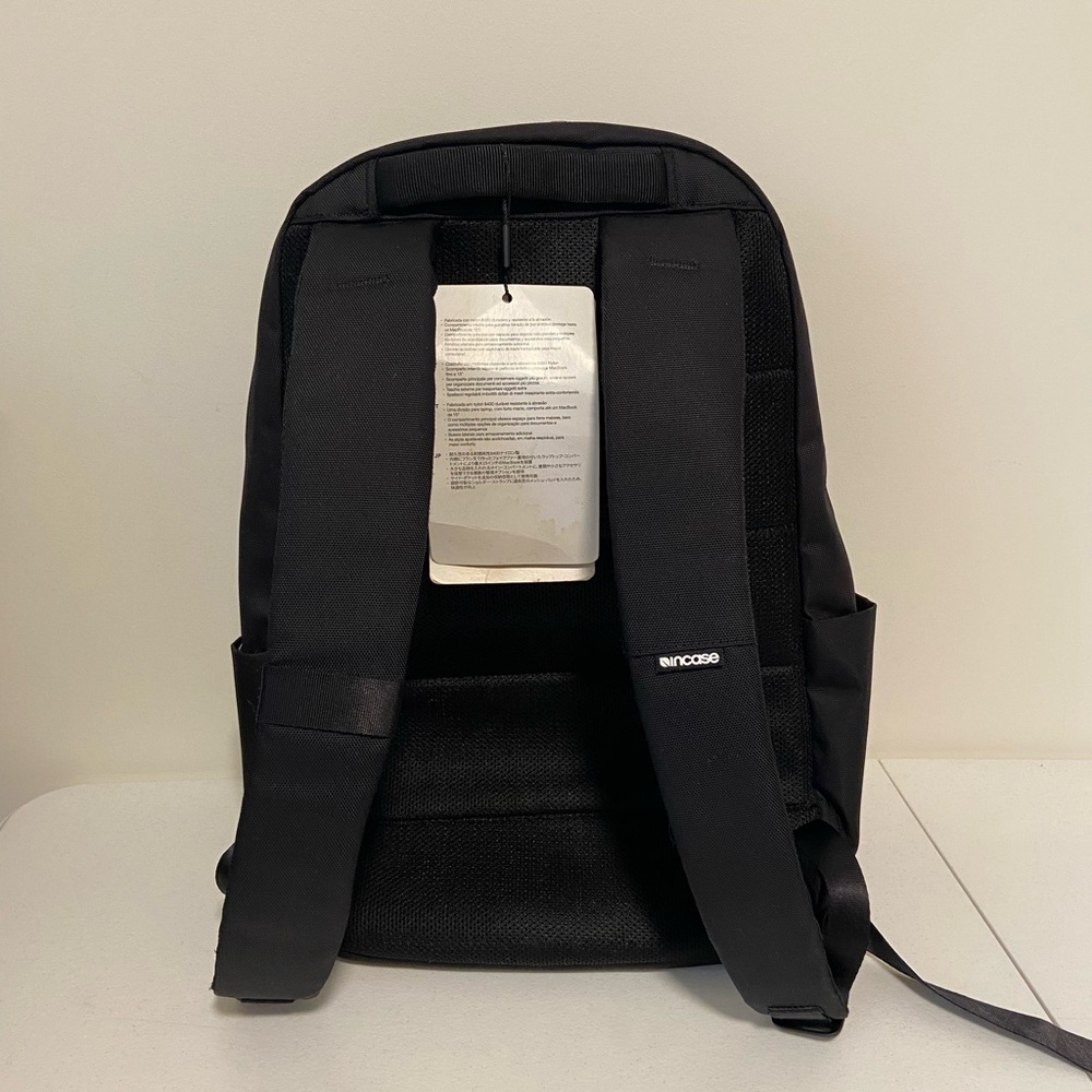 New | Incase Path Backpack Solid Black Heavy Duty - image 3